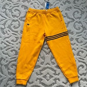 ADIDAS ADICOLOR NEUCLASSICS JOGGERS SWEATPANTS HM1763 TRACK YELLOW WOMENS XL